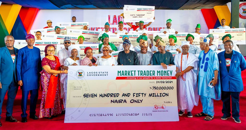 GOV. SANWO-OLU LAUNCHES LAGOS MARKET TRADER MONEY INITIATIVE AT DE BLUE ROOF, AGIDINGBI, IKEJA